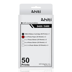 HiTi Photo Pack for S series Printer 50 Prints